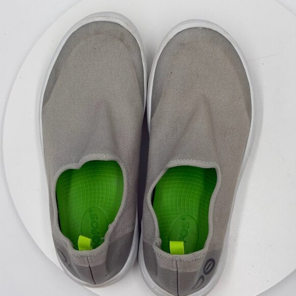 OoFos Oomg eeZee Womens 8 Gray Slip-on Comfort Recovery Shoes - Picture 6 of 8
